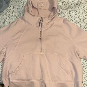 LuluLemon Scuba Cropped Quarter Zip Hoodie